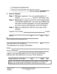 Form GDN M501 Notice of Hearing About Terminating or Changing a Minor Guardianship - Washington, Page 2
