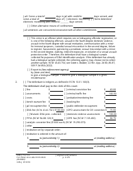 Form CrRLJ07.0110 Judgment and Sentence (Js) - Washington, Page 2