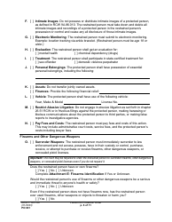 Form PO001 Petition for Protection Order - Washington, Page 6