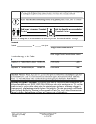 Form PO030 Temporary Protection Order and Hearing Notice - Washington, Page 10