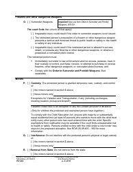 Form PO030 Temporary Protection Order and Hearing Notice - Washington, Page 6