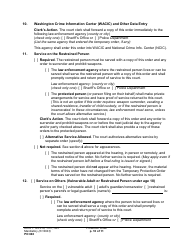 Form PO040 Protection Order - Washington, Page 10