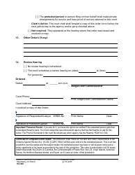 Form PO040 Protection Order - Washington, Page 11