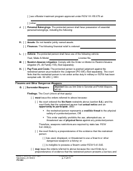 Form PO040 Protection Order - Washington, Page 7