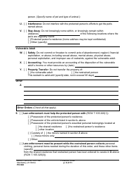Form PO040 Protection Order - Washington, Page 9