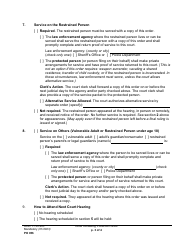 Form PO056 Order Renewing Protection Order - Washington, Page 3