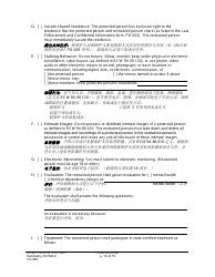 Form PO040 Protection Order - Washington (English/Chinese), Page 10
