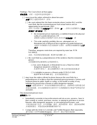 Form PO040 Protection Order - Washington (English/Chinese), Page 12