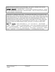 Form PO040 Protection Order - Washington (English/Chinese), Page 19