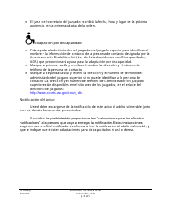 Instrucciones para Formulario PO029 Aviso Al Adulto Vulnerable - Washington (Spanish), Page 2