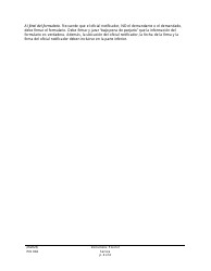 Instrucciones para Formulario PO004 Prueba De Notificacion - Washington (Spanish), Page 4