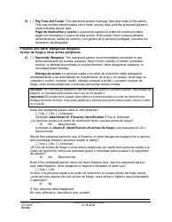 Form PO001 Petition for Protection Order - Washington (English/Spanish), Page 11