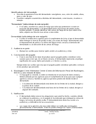 Instrucciones para Formulario XR121 Orden De Proteccion De Riesgo Extremo - Sin Aviso - Washington (Spanish), Page 2