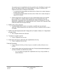 Instrucciones para Formulario XR121 Orden De Proteccion De Riesgo Extremo - Sin Aviso - Washington (Spanish), Page 3