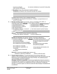 Form PO040 Protection Order - Washington (English/Spanish), Page 10