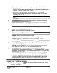 Form PO040 Protection Order - Washington (English/Spanish), Page 12