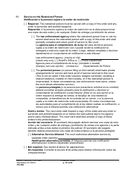 Form PO040 Protection Order - Washington (English/Spanish), Page 18