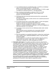 Form PO040 Protection Order - Washington (English/Spanish), Page 7