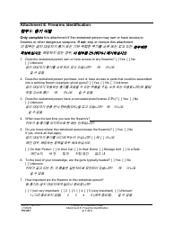 Form PO001 Petition for Protection Order - Washington (English/Korean), Page 40