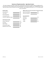 DNR Form 542-1011 Agricultural Levees - Flood Plain Management Program - Iowa, Page 2