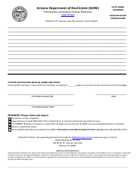 Homeowners Association (Hoa) Dispute Process Petition - Arizona, Page 3