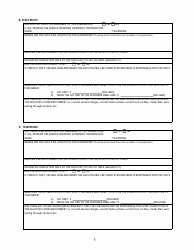 Sonora, Mexico Application for Arizona Subdivision Public Report Form - Arizona, Page 5
