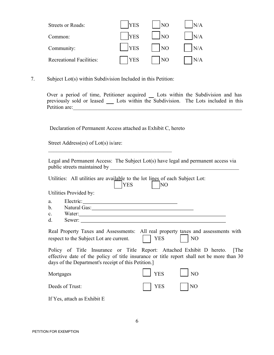 Special Order of Exemption (Spoe - Arizona, Page 7