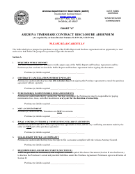 Form T Time-Share Public Disclosure Report - Template - Arizona, Page 6