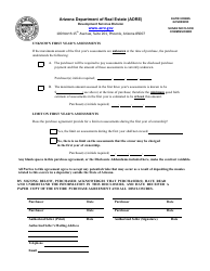 Form Y Application for Amended Timeshare Public Report - Arizona, Page 11