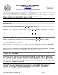 Form Y Application for Amended Timeshare Public Report - Arizona, Page 8