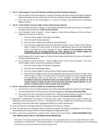 Form AUD-101 Property Management Trust Account Reconciliation - Arizona, Page 2