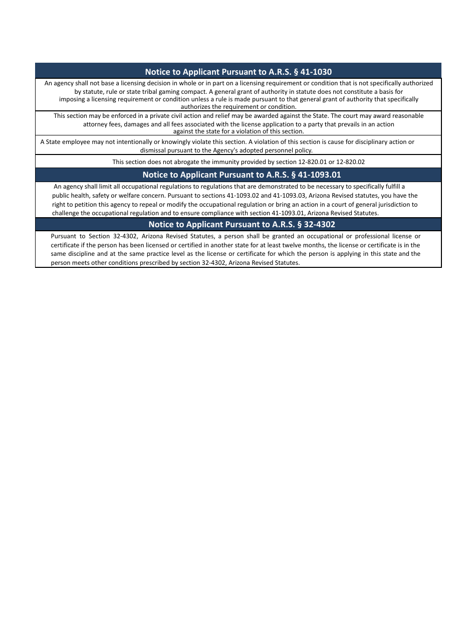 Form LI-227 Cemetery Salesperson Temporary License Application / Membership Camping Certificate of Convenience - Arizona, Page 3