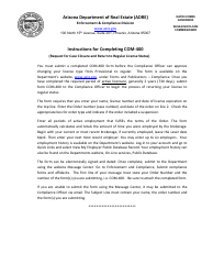 Document preview: Form COM-400 Compliance - Case Closure Form - Arizona