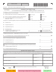 Form HS-122 Vermont Homestead Declaration and Property Tax Credit Claim - Vermont, Page 2