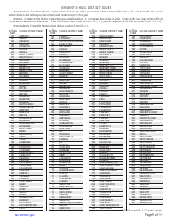 Instructions for Form HS-122 Schedule HI-144 Vermont Homestead Declaration and/or Property Tax Credit Withdrawal - Vermont, Page 9