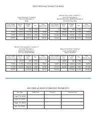 Instructions for Form IN-114 Vermont Individual Income Estimated Tax Payment Voucher - Vermont, Page 2