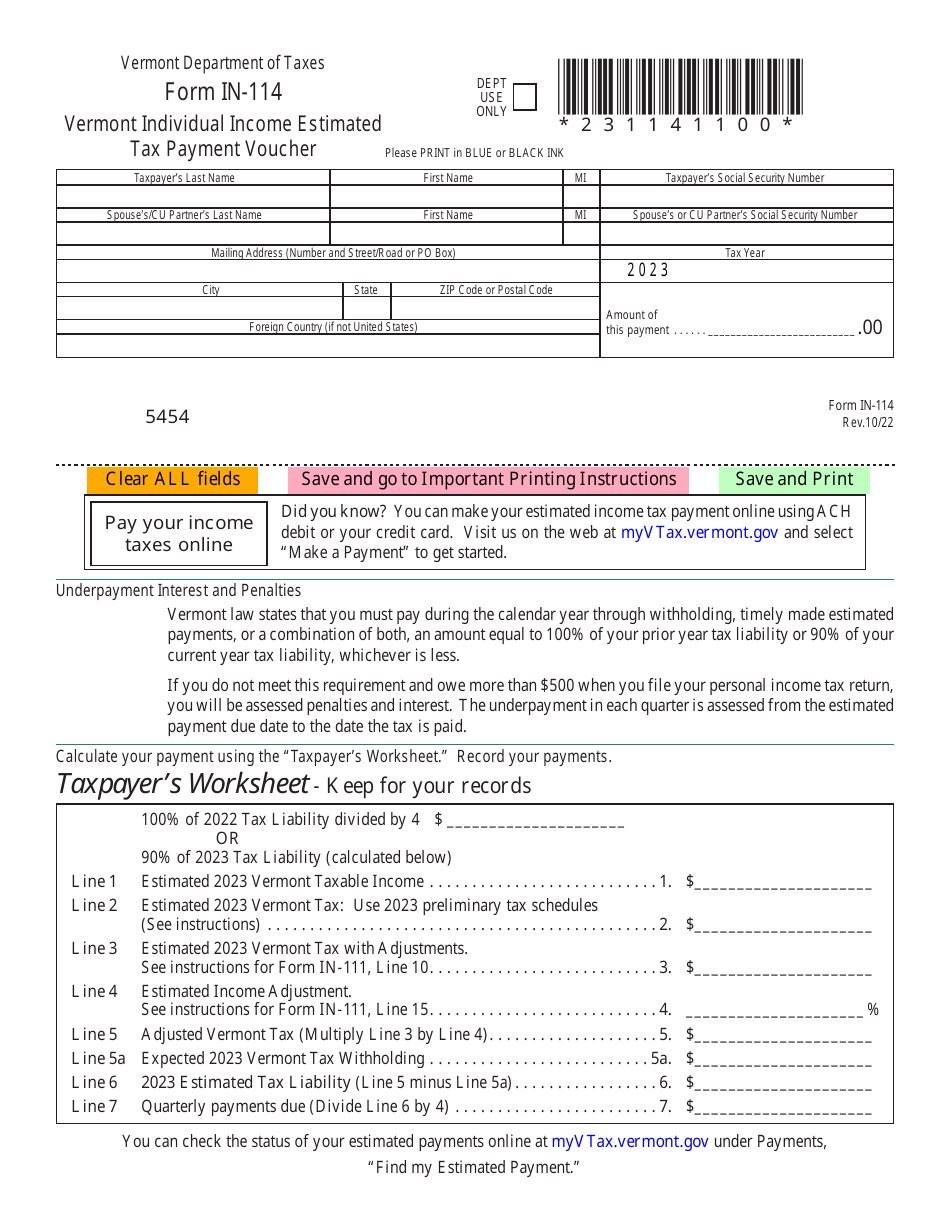 Estimated Tax Payments 2024 Forms Vouchers - Vonni Johannah