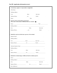 Application for Terminal Facility License - Virgin Islands, Page 2