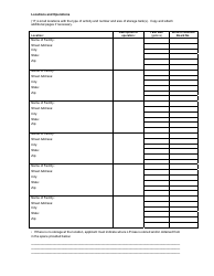 Form L1 Application for Lpg Marketer&#039;s License - New Jersey, Page 2