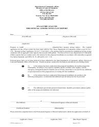 Document preview: Lp-Gas Fire Analysis Fire Official and/or Consultant Report - New Jersey