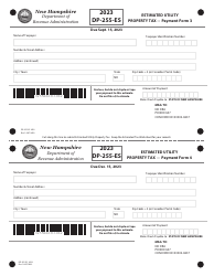 Form DP-255-ES Estimated Utility Property Tax - New Hampshire, Page 3