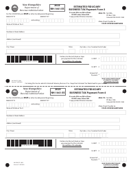 Form NH-1041-ES Estimated Fiduciary Business Tax - New Hampshire, Page 3