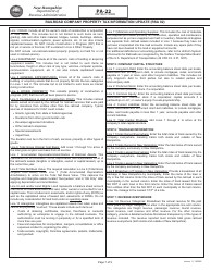 Form PA-22 Railroad Company Property Tax Information Update (Rsa 82) - New Hampshire, Page 7