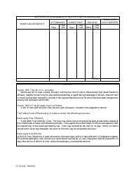Form LF-41 Bill of Costs - Florida, Page 2