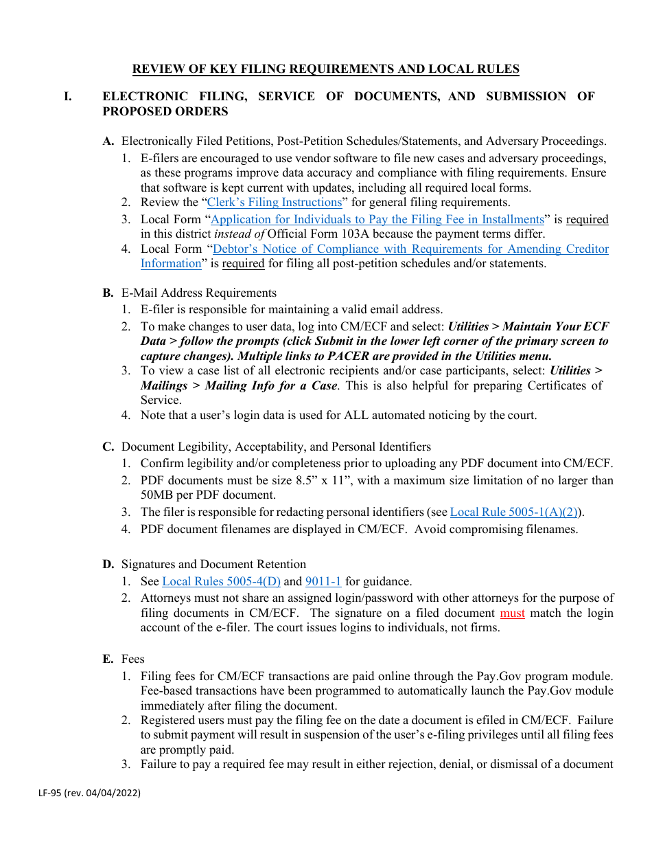 Form Lf 95 Fill Out Sign Online And Download Printable Pdf Florida