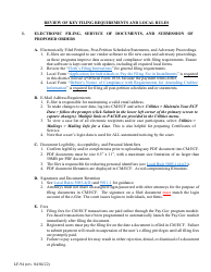 Form LF-94 Acknowledgment of Responsibility and Request for Live Access to Cm/Ecf With Trustee/US Trustee Filing Privileges - Florida, Page 4