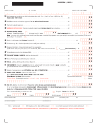 Form 1 Massachusetts Resident Income Tax Return - Massachusetts, Page 4