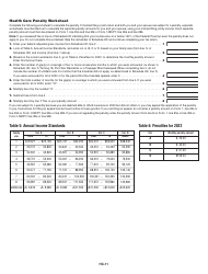 Instructions for Schedule HC Health Care Information - Massachusetts, Page 11