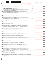 Schedule B Interest, Dividends and Certain Capital Gains and Losses - Massachusetts, Page 2