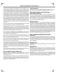 Schedule E RECONCILIATION Total Supplemental Income and (Loss) - Massachusetts, Page 4